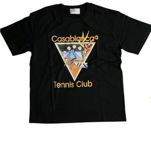 Casablanca Black Graphic T-Shirt